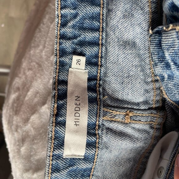 High - Waisted Ripped Boot Cut Jeans - Picture 3 of 4